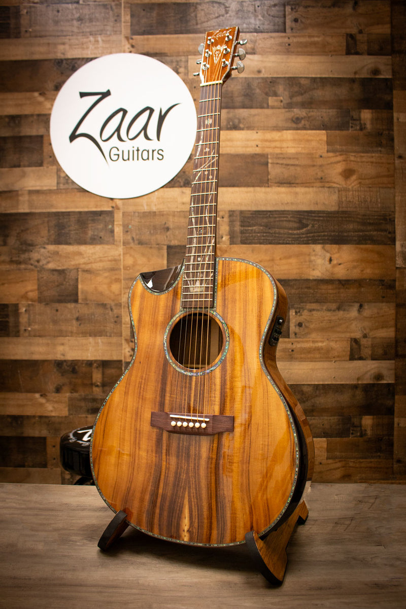 Z690 - Koa Acoustic - Elite Series - Left Handed – Zaar Guitars