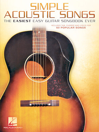 Simple Acoustic Songs Easy Guitar Chord Book