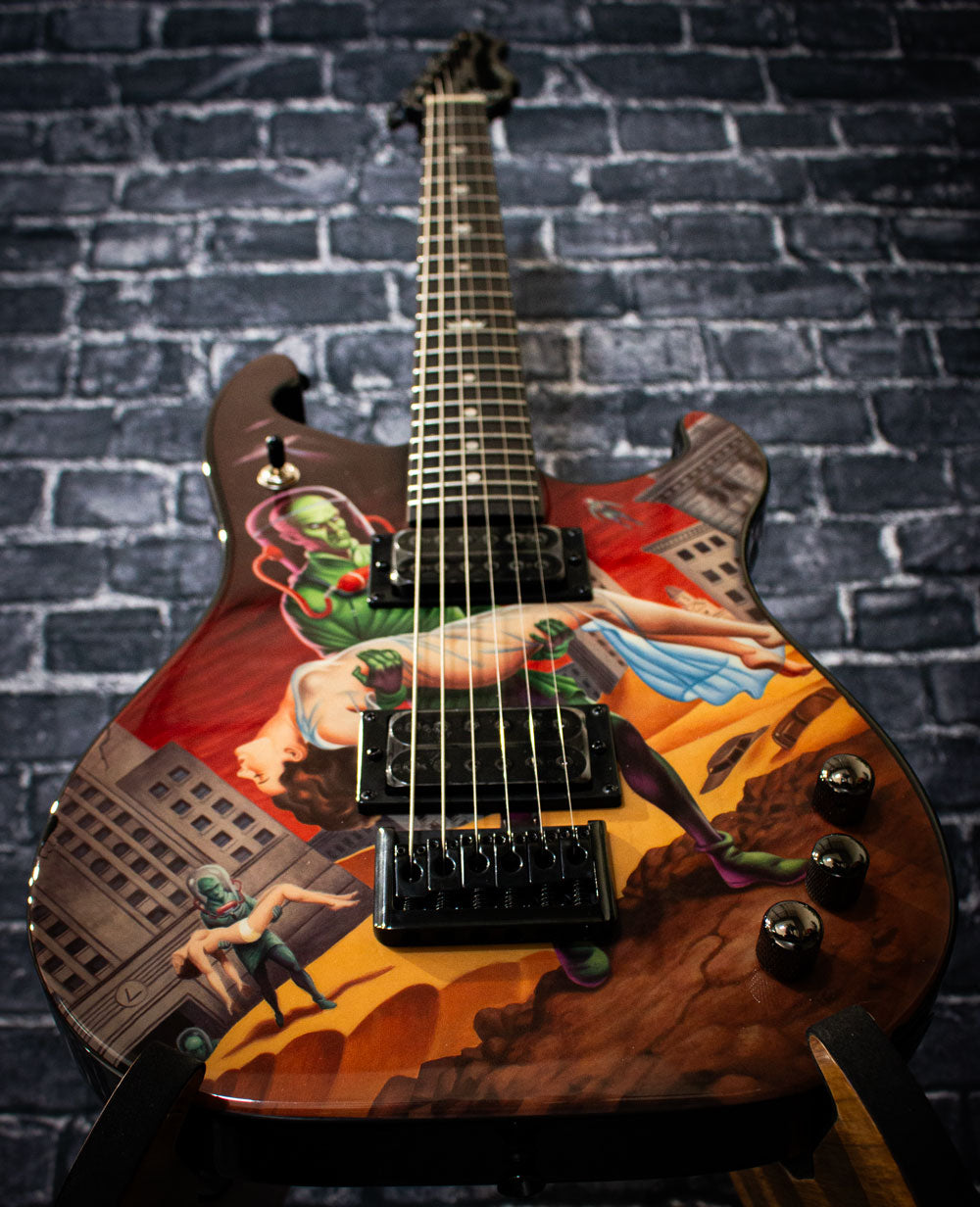 Zaar Cicero Limited Edition Artist Series Electric Guitar - Alex Gross - Fantastic Story