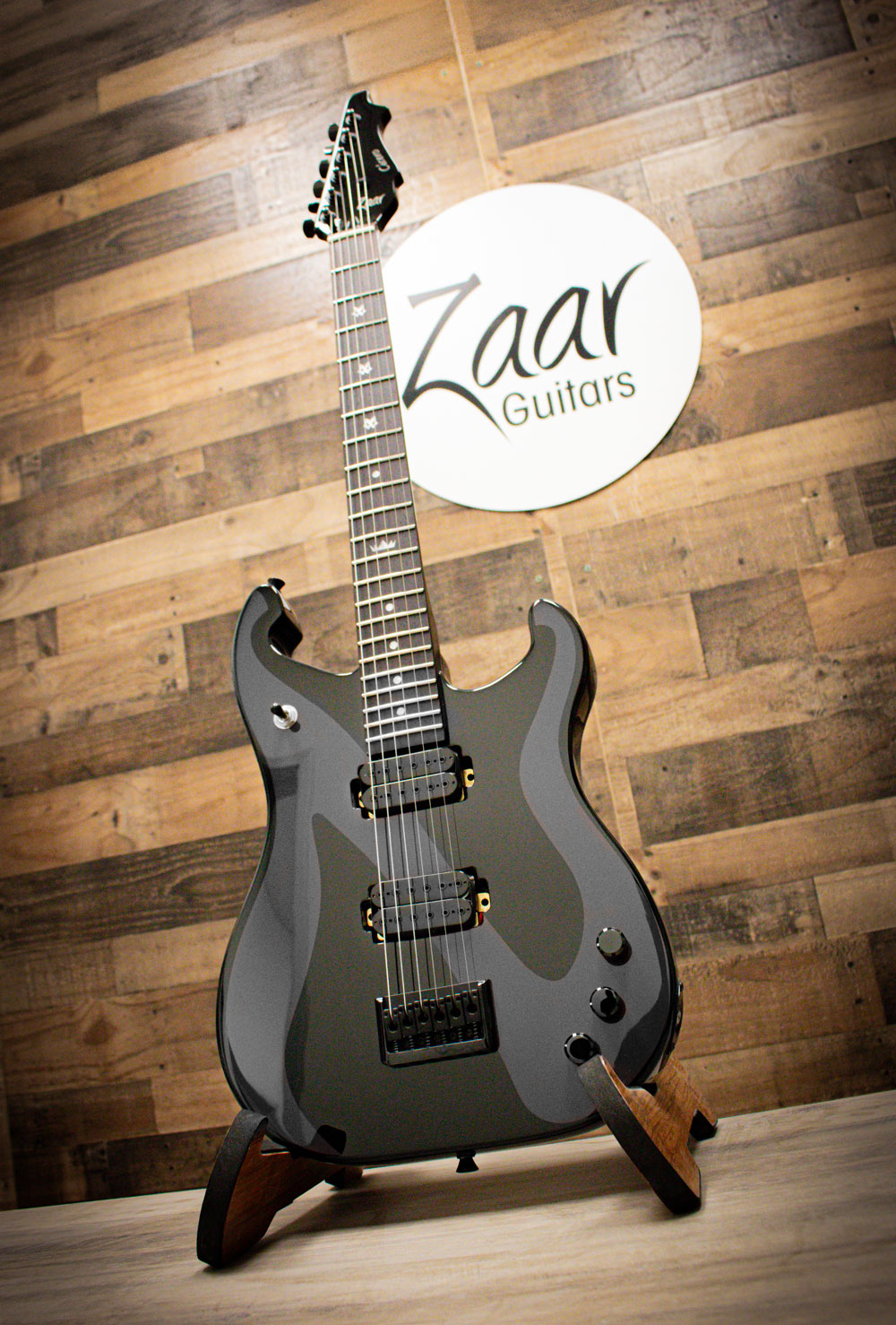 Zaar Cicero Black Series Electric Guitar