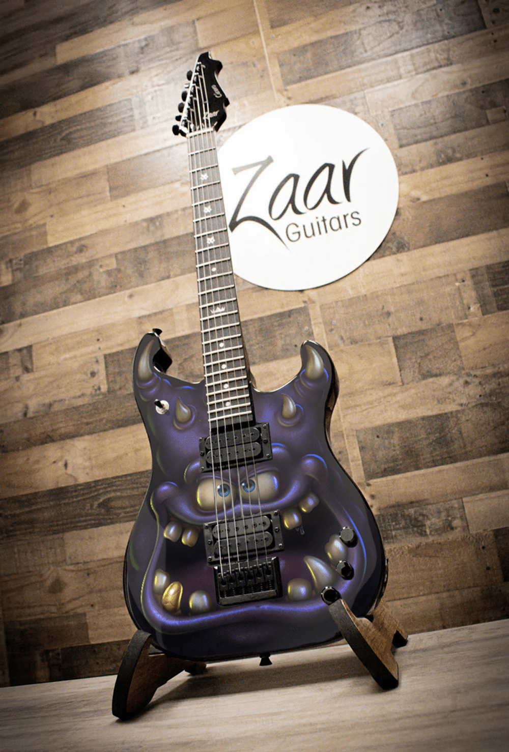 Zaar Cicero Limited Edition Artist Series Electric Guitar - Andrew Proctor - Cicero Monster - Zaar Guitars