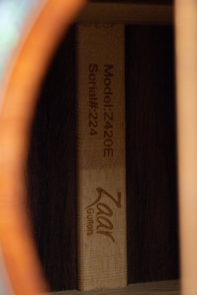 Zaar with Scars - Z420E (224) - Zaar Guitars