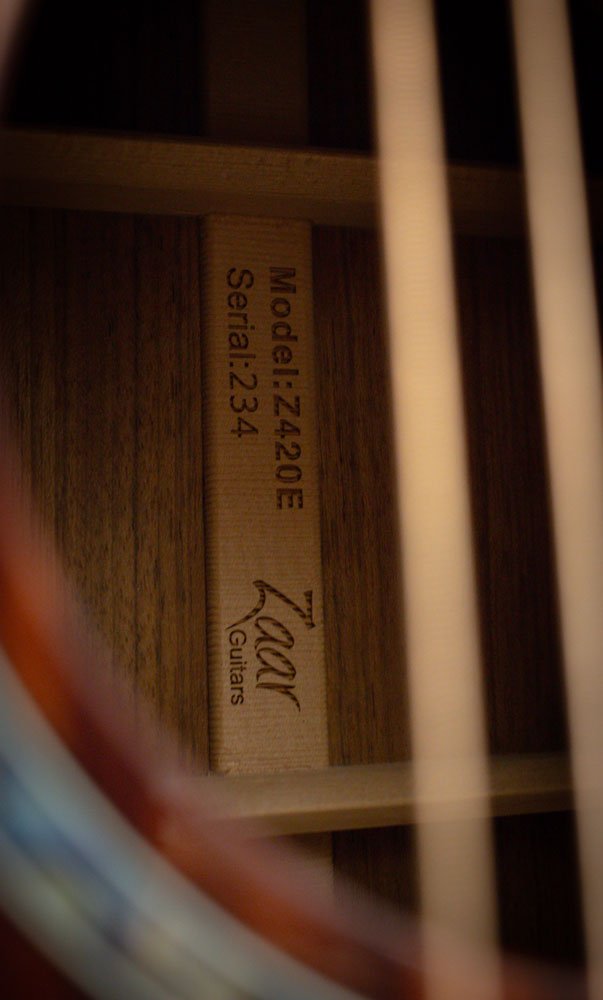 Zaar with Scars - Z420E (#234) - Zaar Guitars