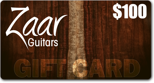 Zaar Guitars Digital Gift Card